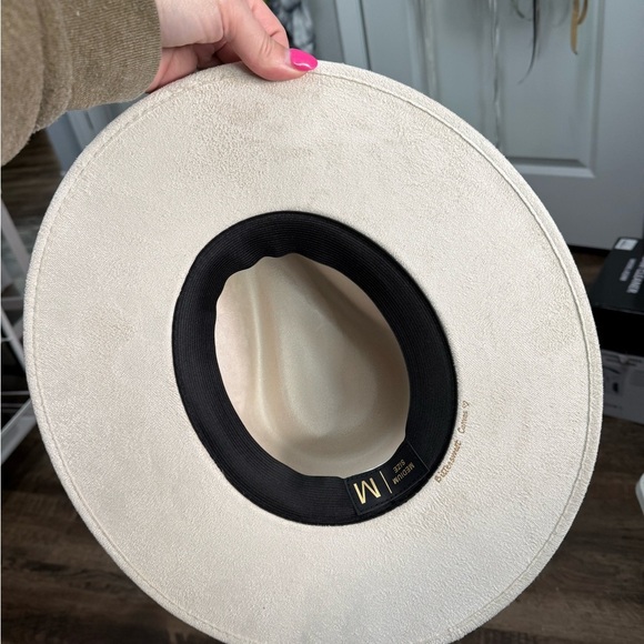 Deer fawn rancher style cowboy hat western boho wide brim hat - Picture 3 of 3